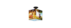 6 sides--CUBE LED DISPLAY
